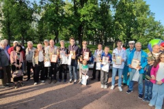 В садах и парках Центрального района вновь начались шахматные турниры на открытом воздухе