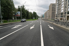 В Выборгском районе завершился ремонт четырех улиц