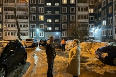 Арина Артемова проинспектировала уборку снега