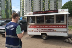 Принадлежащая городу территория освобождена от незаконно размещенных павильонов и автолавок