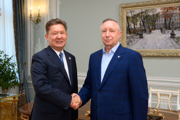 Рабочая встреча с Председателем Правления ПАО «Газпром» Алексеем Миллером
