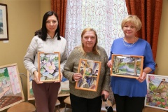 Выставка Елены Пусенко под названием «Второе дыхание» открылась в библиотеке имени братьев Стругацких