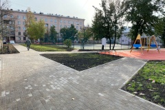Завершено комплексное благоустройство территории в Нарвском округе