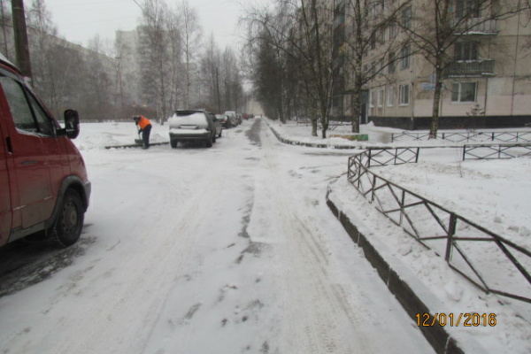 Уборка дворов 12 и 13 января