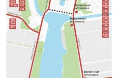 Об изменениях в движении транспорта в Колпино на период ремонта Плотины № 1