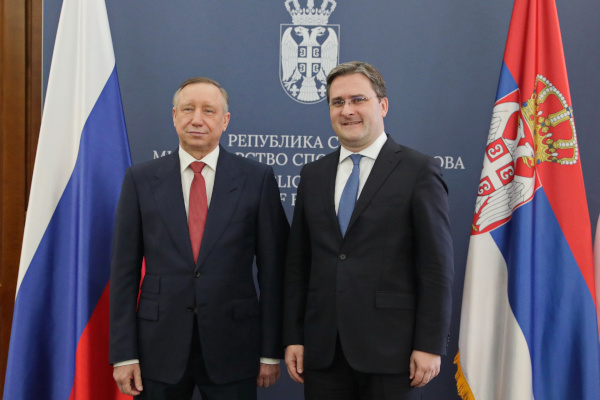 Встреча с Министром иностранных дел Сербии Николой Селаковичем
