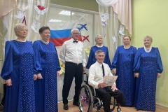 В преддверии празднования Дня России в социально-досуговом отделении граждан пожилого возраста Комплексного центра социального обслуживания населения Пушкинского района состоялся праздничный концерт «Виват, Великая Держава!».