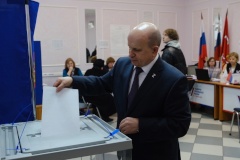 Второй день выборов Президента России в Выборгском районе