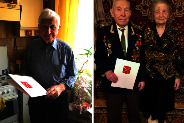 Комитет поздравил ветеранов с 76-й годовщиной снятия блокады Ленинграда