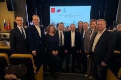 Делегация Петродворцового района приняла участие в съезде Совета муниципальных образований Санкт‑Петербурга