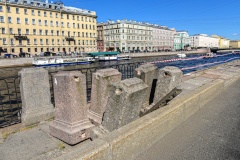 Начались работы по капитальному ремонту набережной реки Фонтанки в створе Бородинской улицы