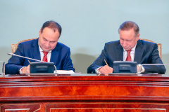 Подписана программа сотрудничества между Петербургом и Правительством Республики Беларусь на ближайшие пять лет