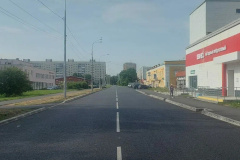 В Петродворцовом районе дорожники завершили ремонт пяти улиц
