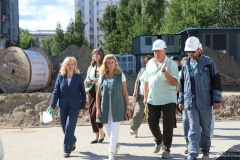 Глава администрации Красносельского района проинспектировала ход строительства образовательных учреждений