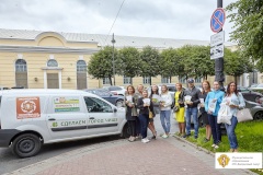 В Дворцовом округе прошла экологическая акция «Сдай батарейки!»