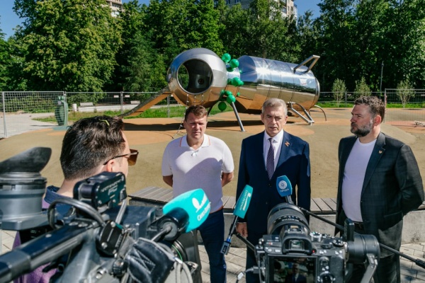 Выездное совещание с руководителями Комитета по благоустройству и Администрации Красногвардейского района в Заневском парке