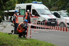 На улице Подводника Кузьмина прошла противоаварийная тренировка
