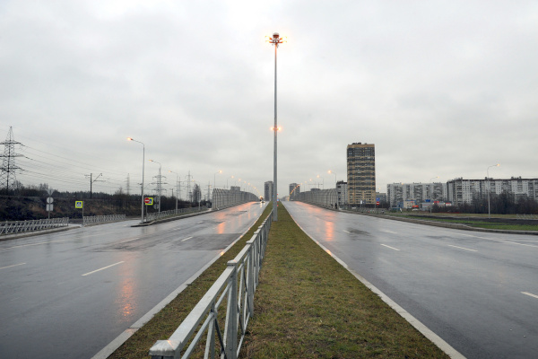 На Суздальском шоссе установлено новое наружное освещение