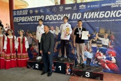 Воспитанники спортивной школы № 2 Калининского района на пьедестале Первенства России по кикбоксингу