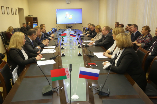 Подписание соглашения с Московским районом Минска
