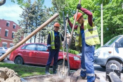 Новую систему освещения получит Красногвардейский переулок