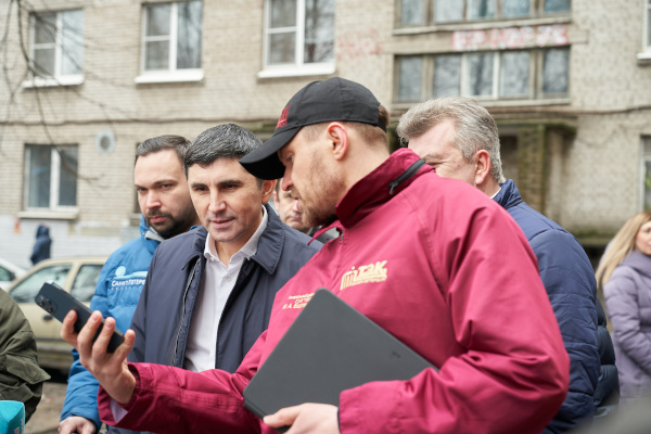 Рабочий визит на объекты реконструкции теплосетей в Колпинском районе