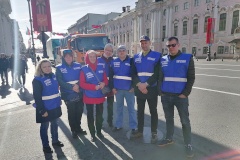 Народные дружинники Невского района приняли участие в мероприятиях, посвященных 79-летию Победы советского народа в Великой Отечественной войне