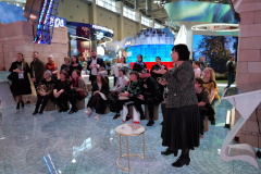 На выставке «Россия» на ВДНХ на стенде Санкт‑Петербурга состоялась лекция доктора архитектуры Екатерины Возняк