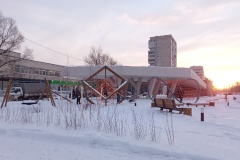 На проспекте Маршала Жукова завершены работы по благоустройству нового общественного пространства