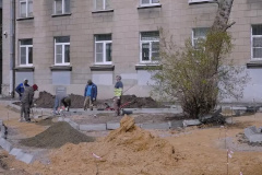 В МО Финляндский округ началось благоустройство одного из дворов