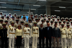 Торжественное прощание со Знаменем корпуса кадетов Кронштадтского морского кадетского военного корпуса