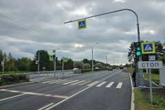 В Сестрорецке заработал новый светофор