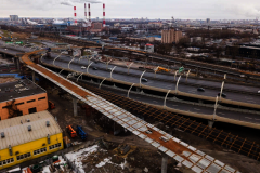 В 2023 году на Витебской развязке планируется смонтировать большую часть металлоконструкций