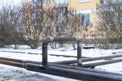 Обновили сети теплоснабжения в квартале 31 А Озеро Долгое