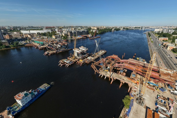 Строительство Большого Смоленского моста