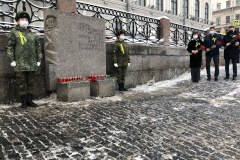 У блокадной полыньи состоялась памятная акция, посвящённая 78-годовщине прорыва блокады Ленинграда