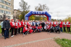На территории Ивановского карьера состоялся праздник скандинавской ходьбы, приуроченный к Международному дню пожилых людей