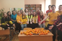 В школе встретили "Оранжевый день"