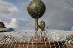 Сезон фонтанов в Петербурге официально завершен