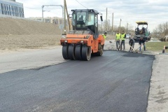 Завершается ремонт покрытия Порховской улицы