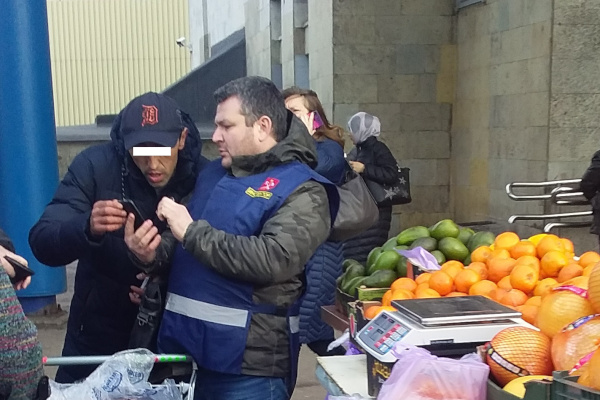 Во время рейда по незаконной торговле задержали 7 иностранцев