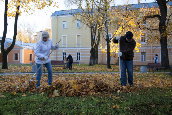 в Кронштадте прошел субботник