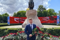 Поздравление главы Невского района Алексея Гульчука с Днём города