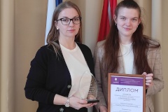 Ученица 556 школы Кристина Гуслицер - призер городского конкурса песни