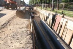 ОАО «Теплосеть Санкт‑Петербурга» завершило реконструкцию участка распределительной тепловой сети «Ветеранов»