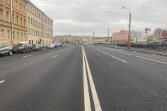 Во Фрунзенском районе завершен ремонт участка набережной Обводного канала