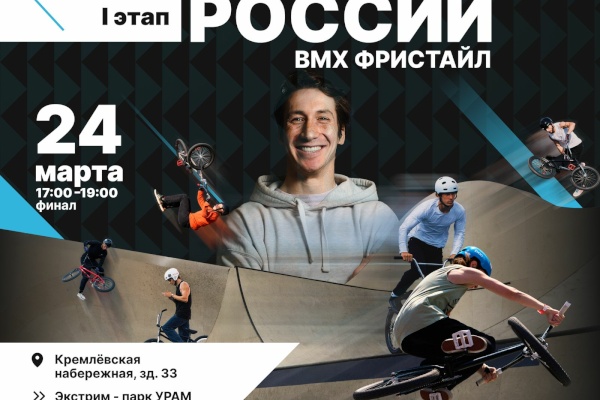 Всероссийские соревнования по велосипедному спорту ВМХ-фристайл-парк