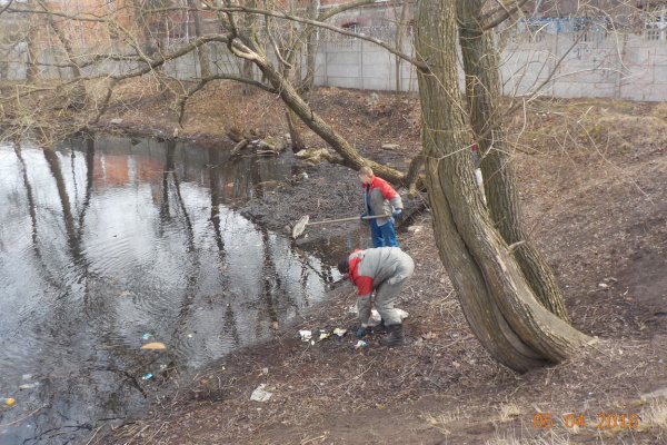 Фотоотчет о ходе выполнения работ в период весеннего месячника по благоустройству по Кронштадтскому району Санкт‑Петербурга   по состоянию на 20 апреля 2016 года