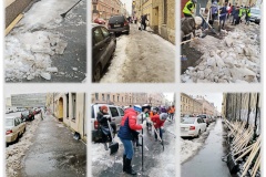 Городской субботник по уборке снега